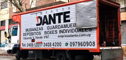 camion de mudanza profesional Mudanzas en Montevideo